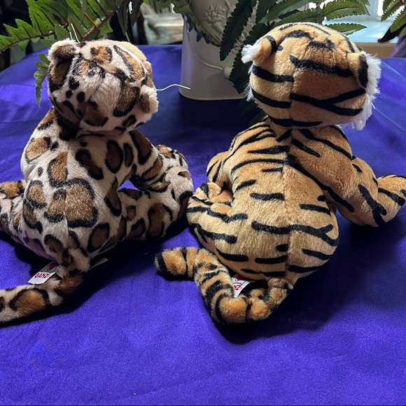 📌Ganz Cute 1Tiger and 1 Leopard Stuffed Animals - Picture 7 of 13